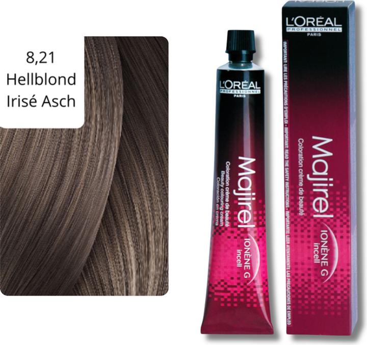 Image du produit L'Oréal Professionnel Majirel (8.21 Blond clair Irise Asch)