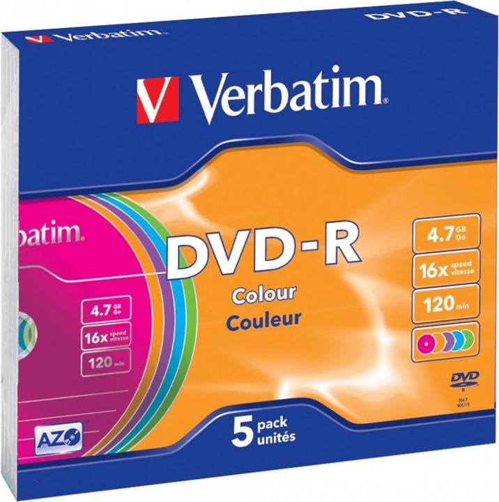 Produktbild Verbatim 5-Pack DVD-R AZO (5 x)
