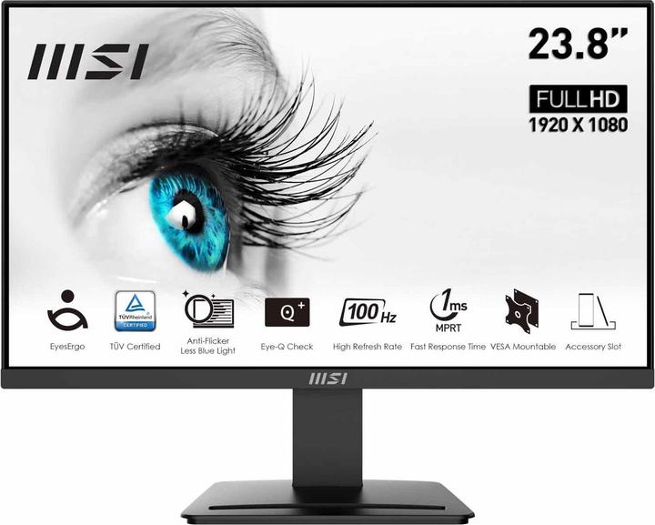Actual product image MSI Pro MP2412 (1920 x 1080 pixels, 23.80")