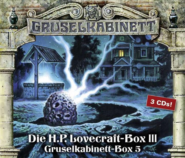 Produktbild Gruselkabinett Box 5 (H.P. Lovecraft, Titania Medien, Peter Reinhardt, Jan Makino, Reiner Schöne, Deutsch)