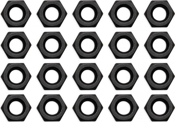 EKWB EK-Loop Nuts Set M4 - 20 pieces - black