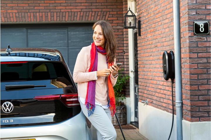 Immagine prodotto Ratio Electric Stazione di ricarica Smart 11 - 22 kW, Tipo 2, WLAN/LAN/BT, 7,5 m (Tipo 2, 22 kW, 32 A, Cablato fisso)