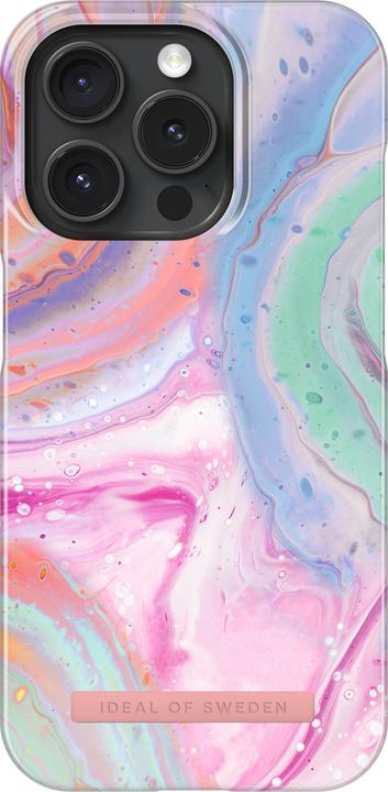 Produktbild iDeal Of Sweden Mobiili tagakaas iPhone 15 Pro, Magsafe, Pastel Marble (Apple iPhone 15 Pro)