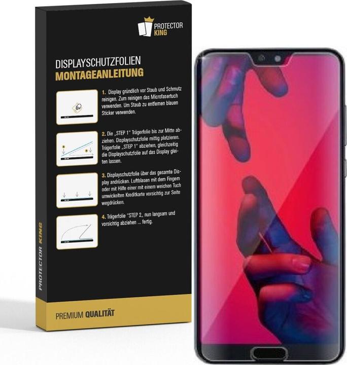Produktbild Protectorking 2x Panzerfolie Anti-Shock HD Klar (2 Stück, Huawei P20 Pro)