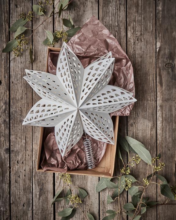 Actual product image House Doctor Poinsettia, HDGint, white (24 -part)