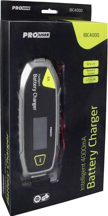 Actual product image ProUser Microprocessor charger 4A (6V, 12V, 4 A)