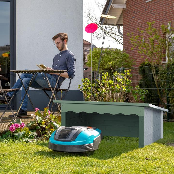 Produktbild Relaxdays Mähroboter Garage (Mähroboter, Mähroboter Garage)