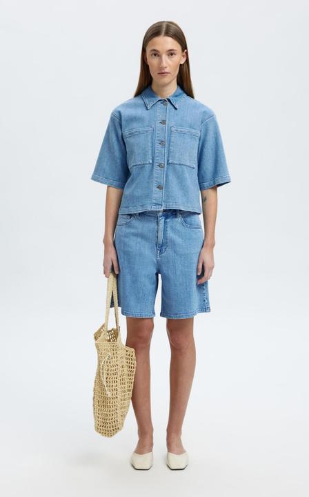 Immagine prodotto Selected Femme Denim Kurzarmhemd (40)