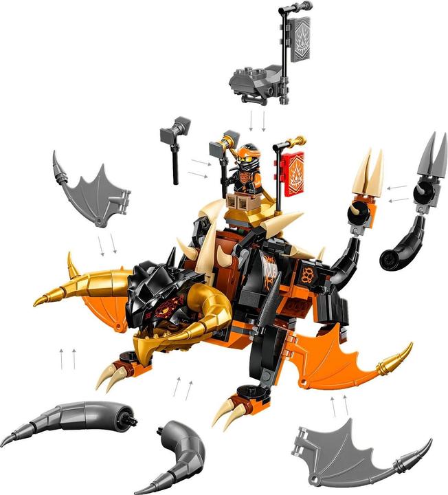 Produktbild LEGO Coles Erddrache EVO (71782, LEGO Ninjago)