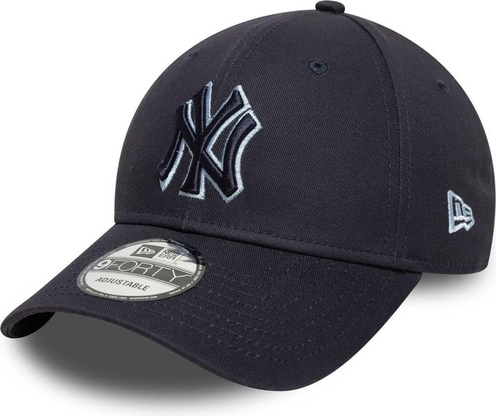 Actual product image New Era 9Forty Strapback Cap Outline New York Yankees Navy