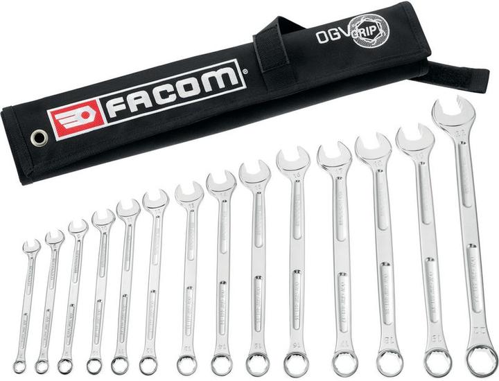 Image du produit Facom Clé mixte OGV 441 XL 14 pièces (17 mm, 11 mm, 12 mm, 14 mm, 10 mm, 22 mm, 16 mm, 19 mm, 18 mm, 15 mm, 13 mm)
