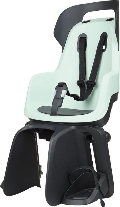 Actual product image bobike Maxi Go RS bicycle seat â € “With sleep mode â €“ Luggage carrier - Marshmallow Mint