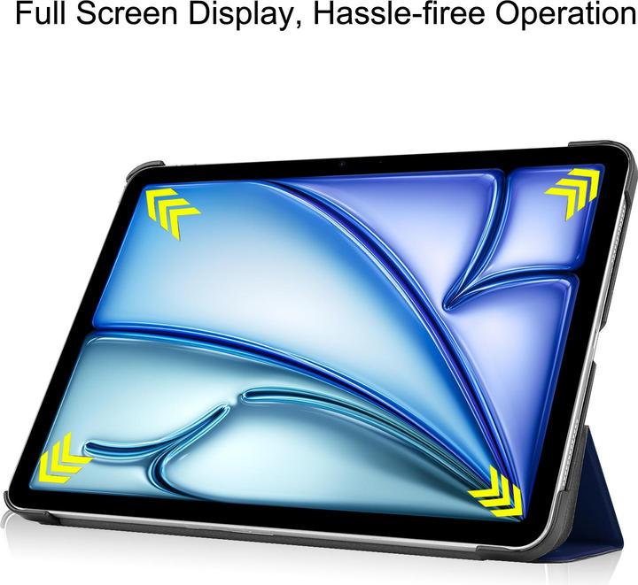Produktbild Lobwerk Cover für Apple iPad Air 10.9 2020/2022 4/5 Generation iPad Air 11 2024 M2 11 Zoll Slim Schutzhülle (X)