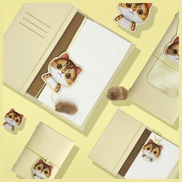 Immagine prodotto Nimmy 2in1 Set quaderno + penna kaki Big Eyed Pet 2.0 Cat