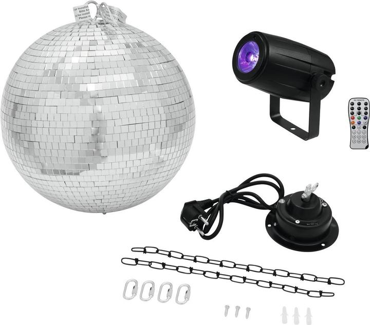 Eurolite Discokugel Set LED (30 cm)