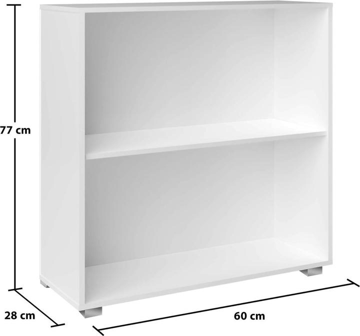 Produktbild Casaria Bücherregal (77 x 60 x 28 cm)