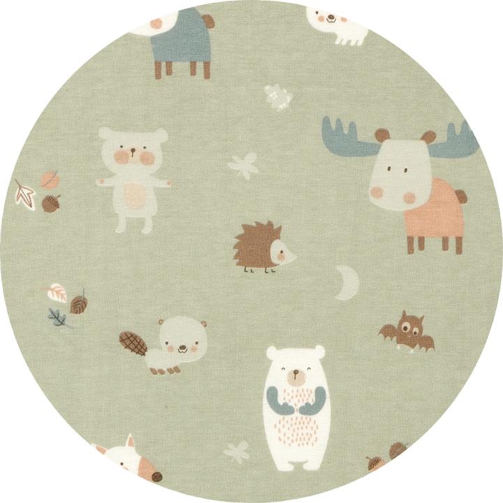 Produktbild Alvi Baby-Sommerschlafsack Molton Baby Forest 80 cm (80 cm, 0.5 TOG, Sommer)
