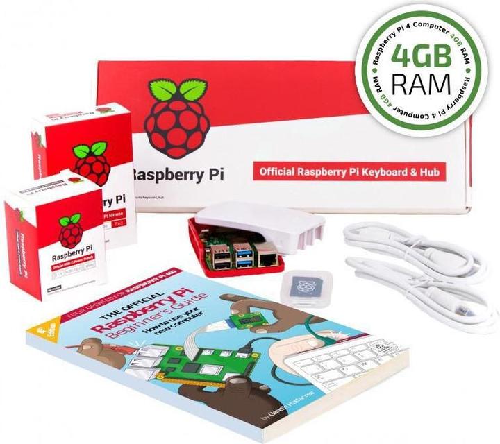 Actual product image Raspberry Pi Raspberry PI4B-4GB incl. full kit