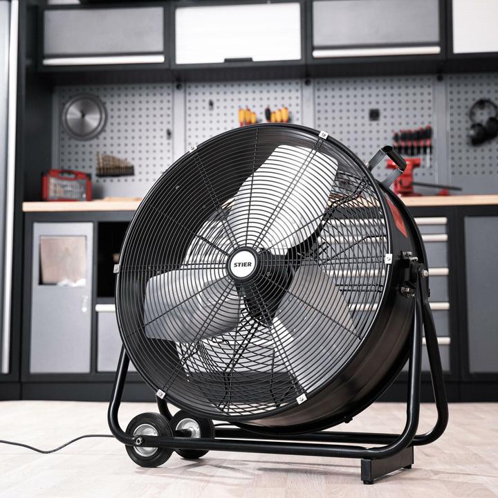 Image du produit Stier Ventilateur tambour mobile, 330 W Ø 600 mm (85 dB)