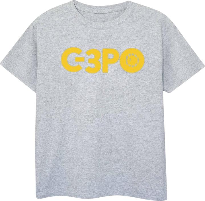 Produktbild Star Wars The Rise Of Skywalker C3PO Text Logo TShirt (4XL)