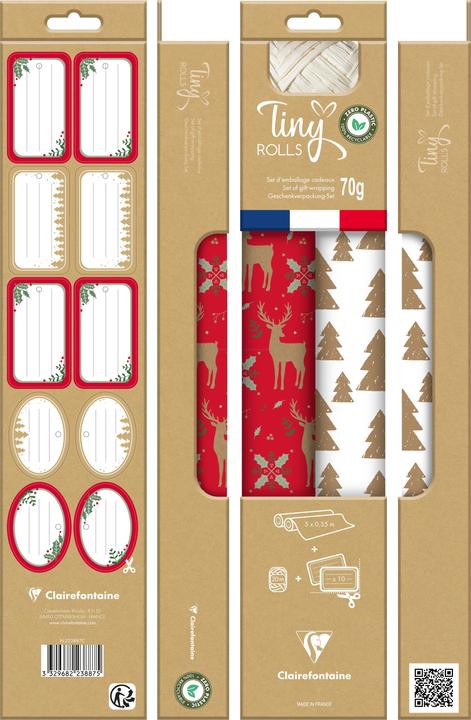 Produktbild Clairefontaine Tiny Rolls Set (Geschenkpapier, 1 x)