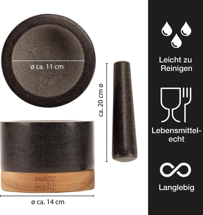 Actual product image Moritz & Moritz Mortar with pestle