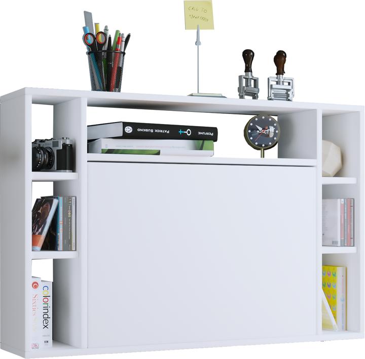 VCM Houten Kantoormeubilair Muur Bureau Wandila (90 x 20 x 60 cm)