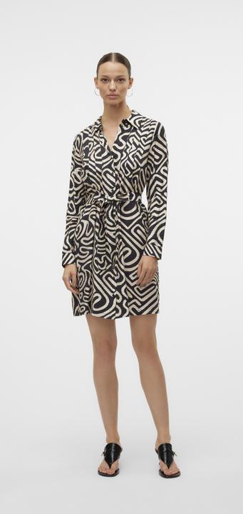 Actual product image Vero Moda VMVIGDIS Langes Kleid Hemdblusenkleid (S)