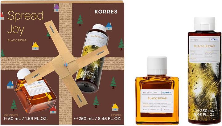 Korres Set Di Zucchero Nero (Set per la cura del corpo)