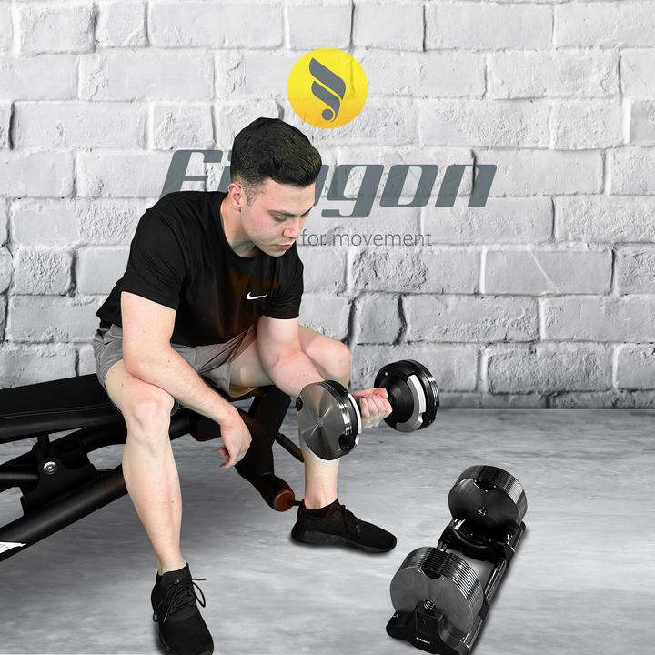 Actual product image Fitagon Adjustable dumbbell Pro (1 x 3 kg - 24 kg)