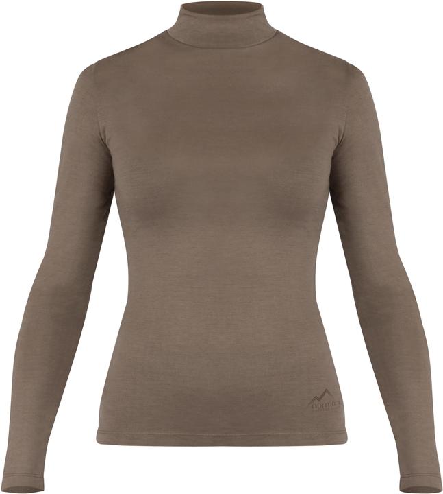 Normani Damen Merino Longsleeve mit Stehkragen „Romsey" - 9561