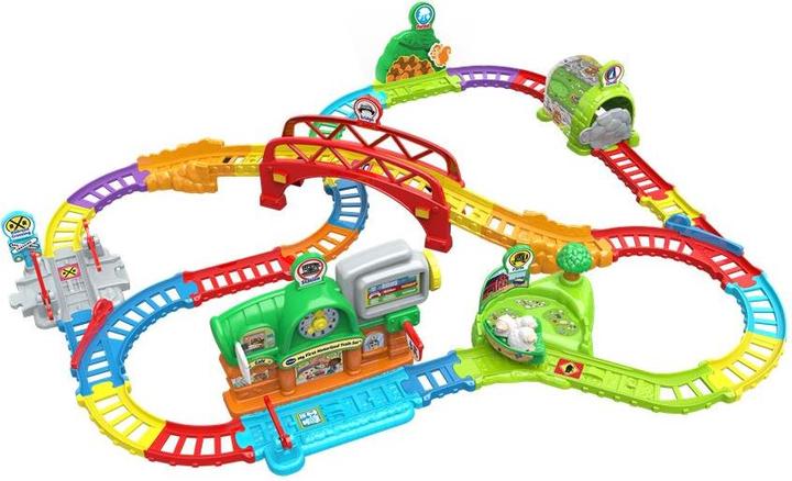 Image du produit VTech Tut Tut Bolides - Super circuit train éducatif (+ Adam train marchand)