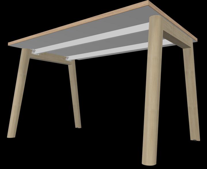 Actual product image Narbutas Nova Wood desk (1200 x 800 x 740 mm)