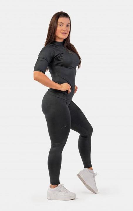 Nebbia Python SnakeSkin High-Waist Leggings 407 black (XS)