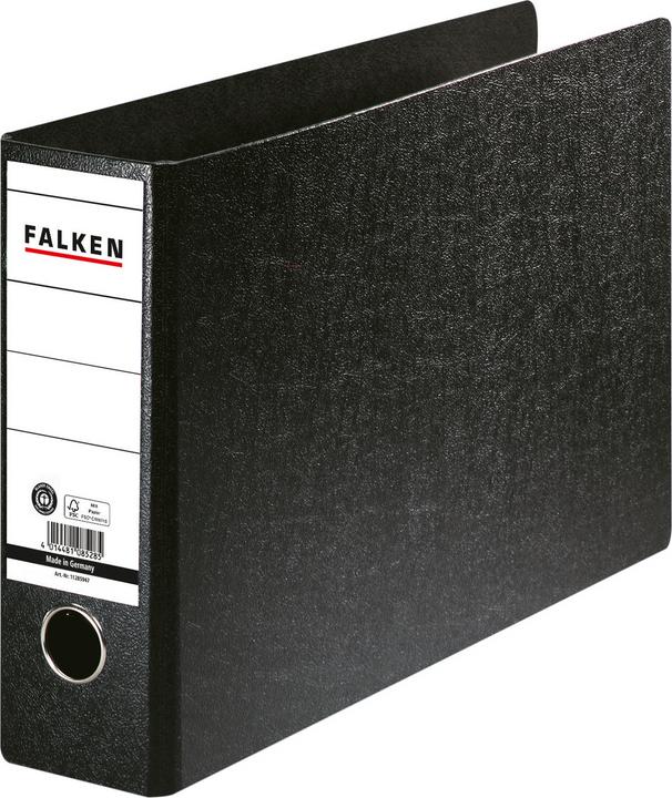 Produktbild Falken Mappe 80mm DIN A4 quer Material: Hartpappe Material der Laminierung aussen: Hartpappe Material (A4, Quer, 80 mm, 1 Stück)
