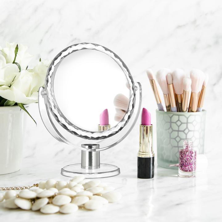 Actual product image Relaxdays Cosmetic mirror (19 x 19 x 23 cm)