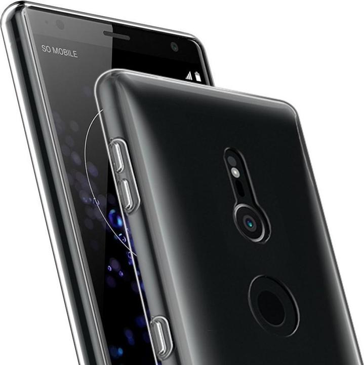 Actual product image Screenguard Sony Xperia XZ2 Cover Carbon Brushed Soft TPU (Sony Xperia XZ2)