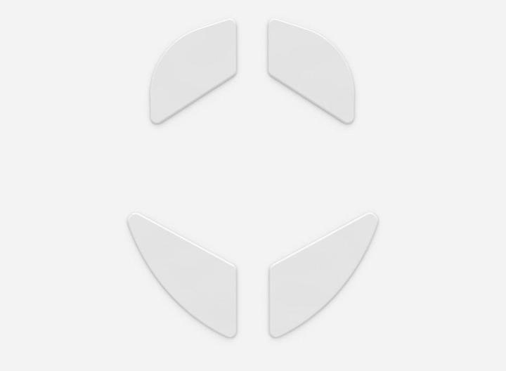 Actual product image Glorious PC Gaming Race Model O G-Skates - 1 set, white