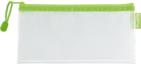 Produktbild Kolma Reissverschlusstasche Mesh Bag, 23x11.5cm, kiwi transparent (C6, 5 x)