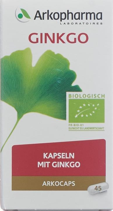 Actual product image Arkopharma Arkocaps Ginkgo Kapseln (45 Piece, Capsules, 40 g)