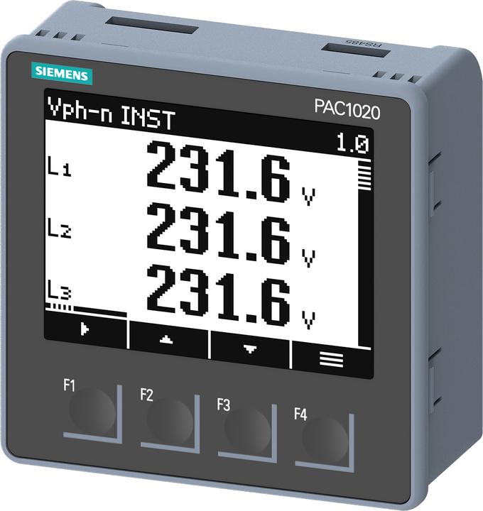 Siemens Misuratore combinato A/Q/Hz/V/P 7KM1020-0BA01-1DA0