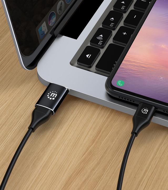 Produktbild Manhattan USB A – USB C Adapter (USB-A, USB Typ-C, 3.70 cm)