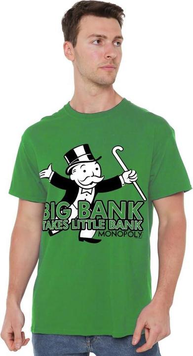 Immagine prodotto Monopoly Big Bank Maglietta Uomo (L)