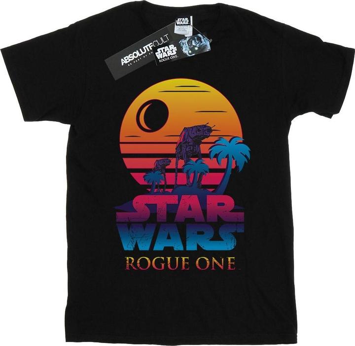 Star Wars Rogue One Logo Sunset TShirt (L)