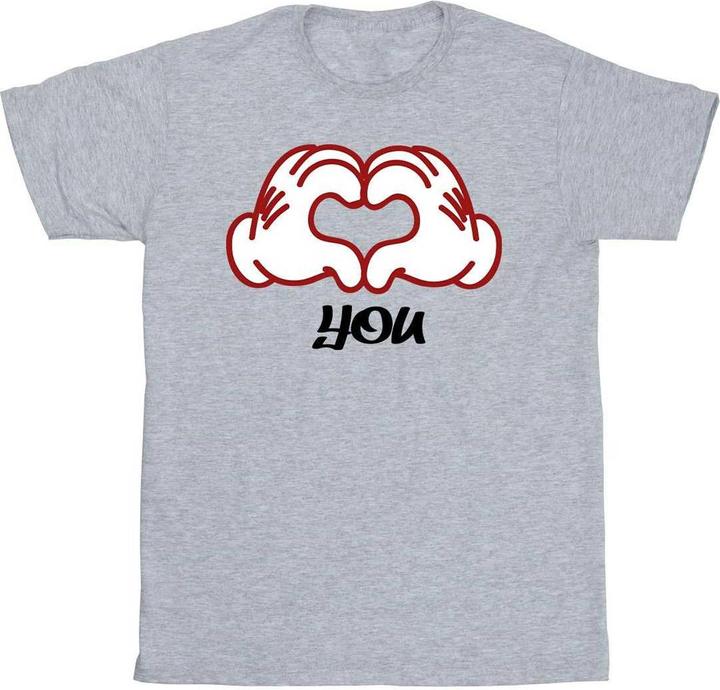 Disney Mickey Mouse Love You Hands TShirt (4XL)