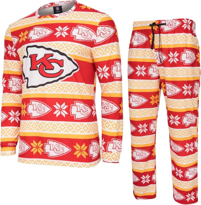 Produktbild Foco NFL Winter XMAS Pyjama Schlafanzug Kansas City Chiefs - M (M)
