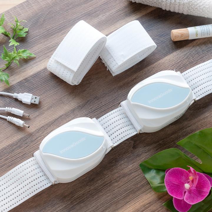Immagine prodotto InnovaGoods Cintura vibrante per massaggi Bubratt, bianca