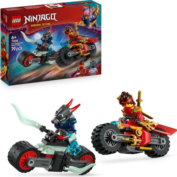 Actual product image LEGO Kais Motorradrennen (71838, LEGO Ninjago)