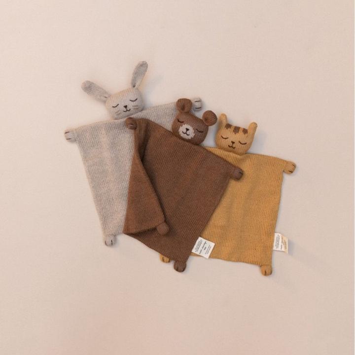Image du produit Main Sauvage Doudou tricoté Bunny Sand