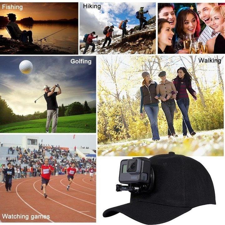 Image du produit Puluz Casquette avec support pour appareil photo de sport PU195